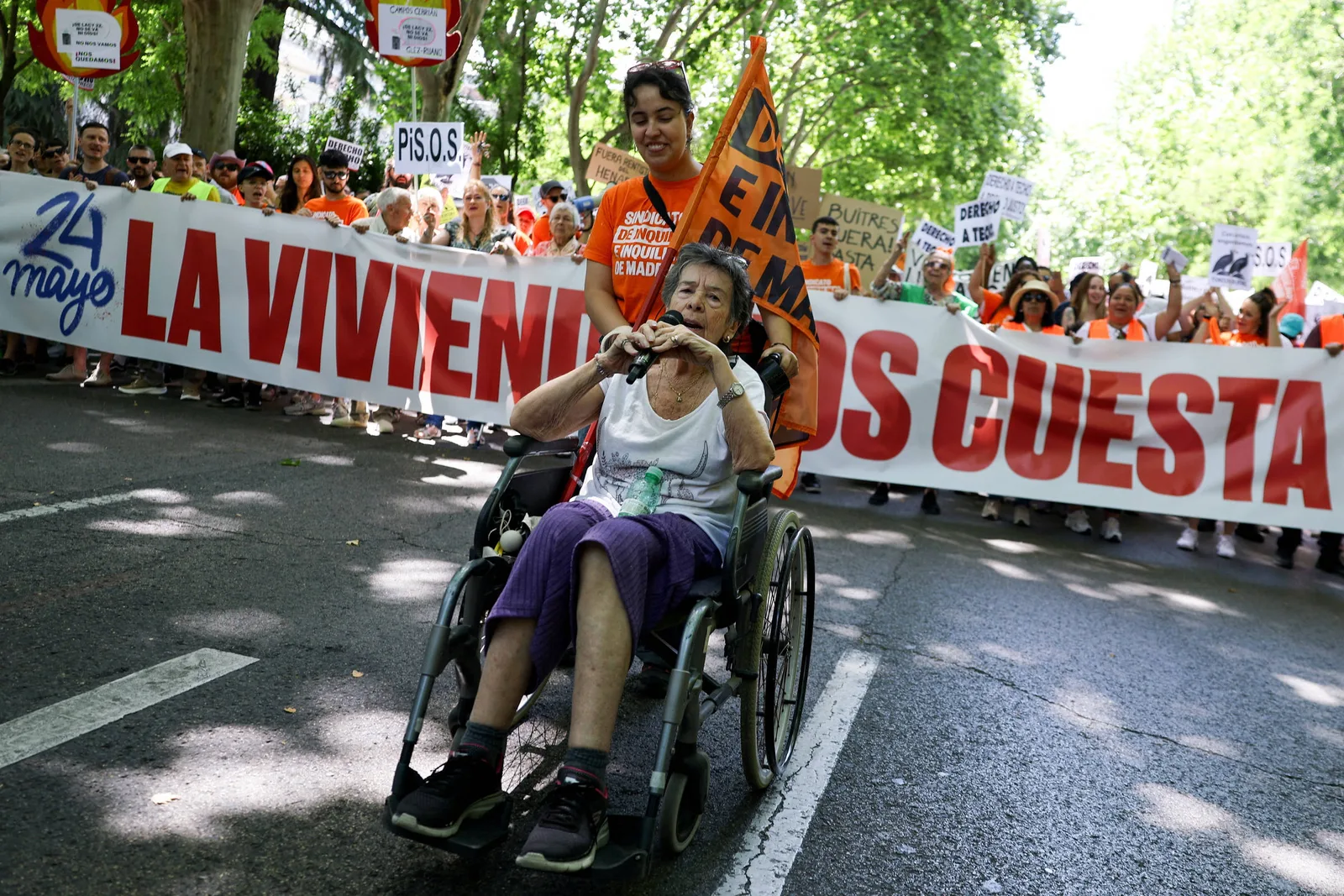 Acordo garante retorno de aposentada despejada ao imóvel em Madri