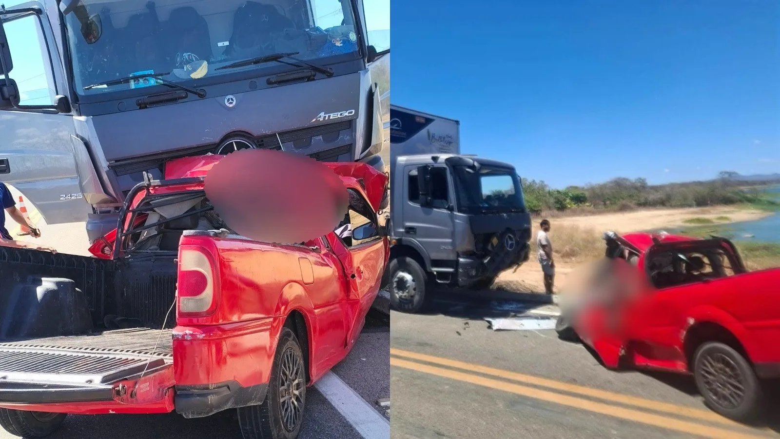 Acidente em Ipueiras deixa dois mortos e uma pessoa ferida