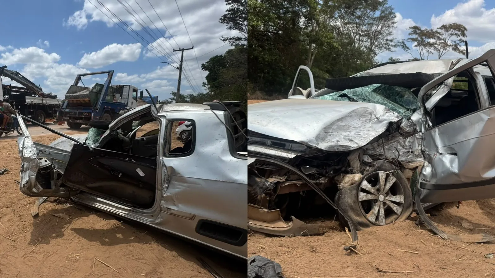 Acidente na Estrada da Alegria deixa quatro feridos em Teresina