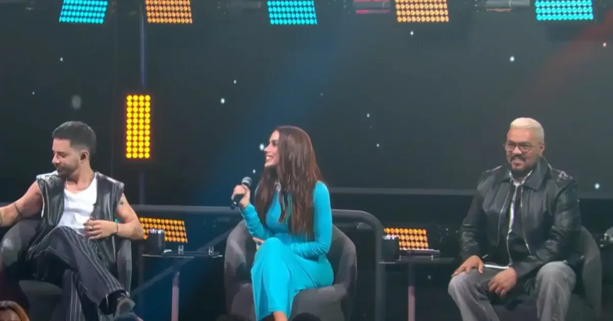 Anitta provoca duelo entre Belo e Junior durante avaliação no Estrelas da Casa