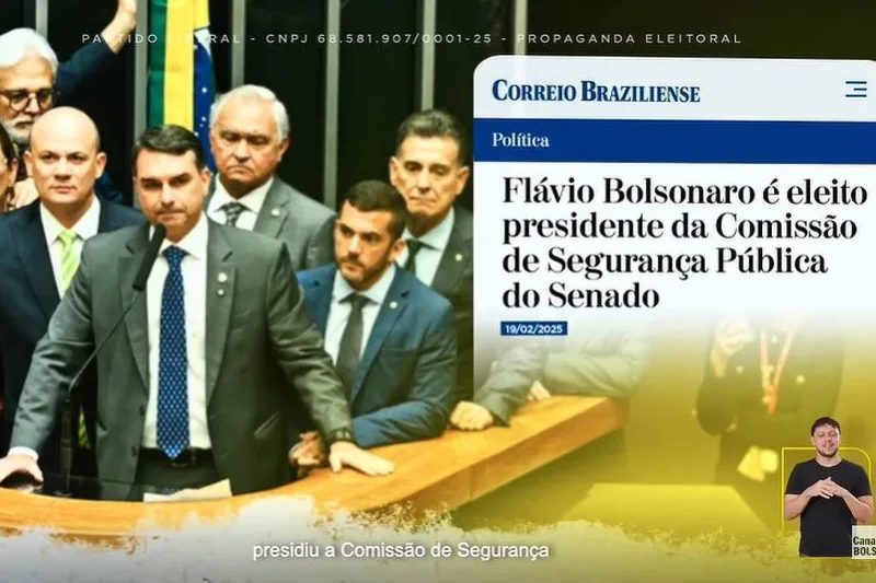 Flávio faltou a 73% das sessões da comissão que preside no Senado