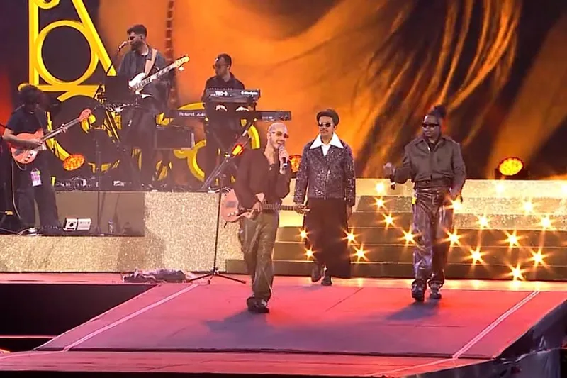 Os Garotin leva soul e funk ao Rock in Rio em noite de k-pop