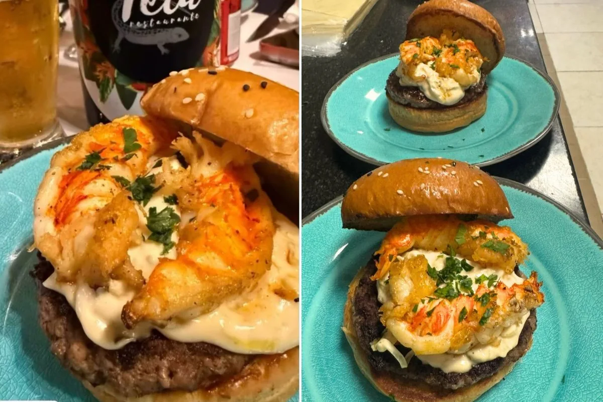 Receita criada para competição une Angus e lagosta em restaurante de Guarujá