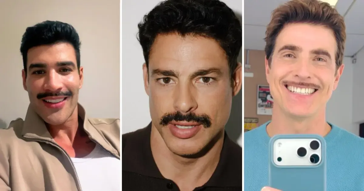 Bigode ganha espaço entre famosos e se torna opção de estilo masculino