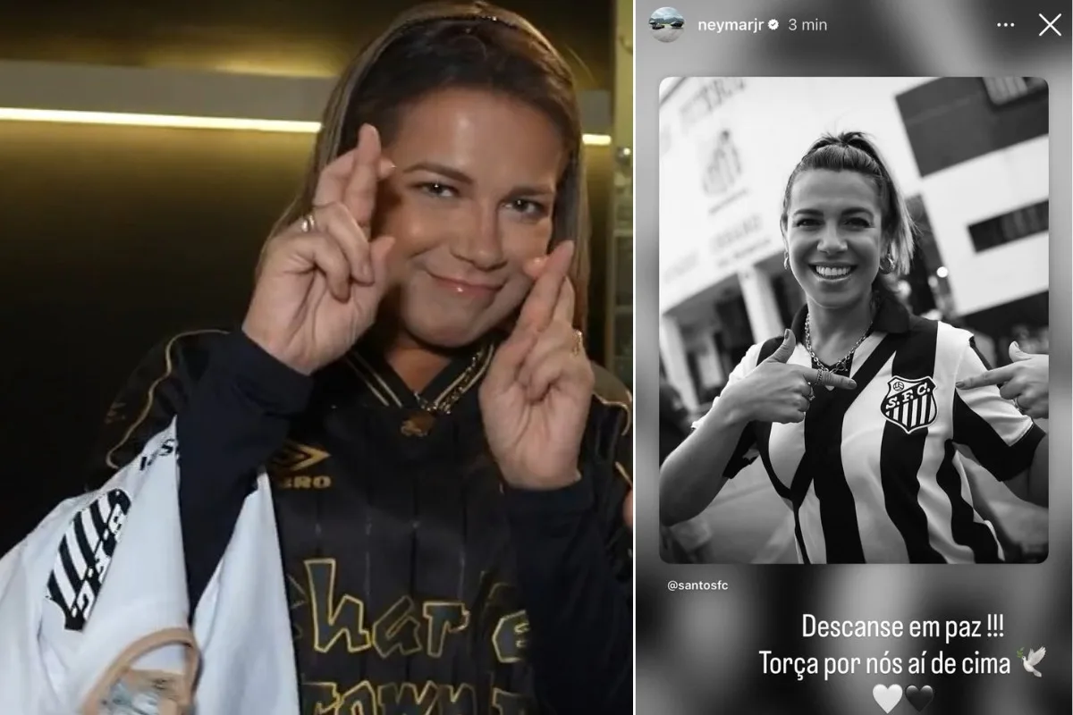 Naty Potira relembrou apoio de Neymar durante tratamento contra o câncer