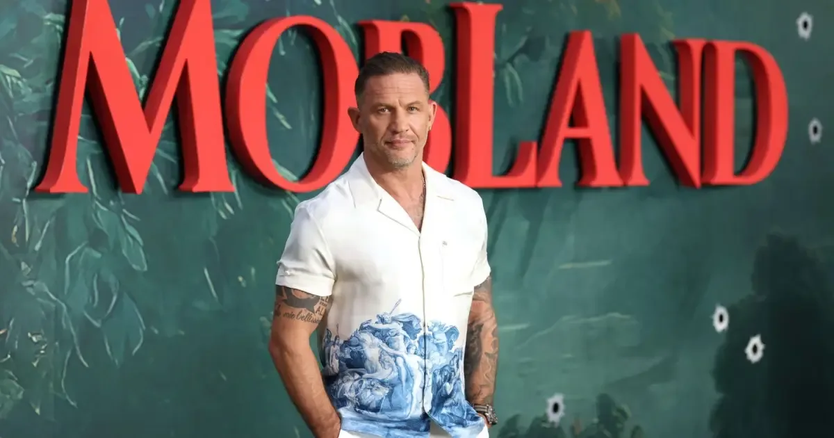 Tom Hardy fala sobre crise no casamento de Harry em ‘Terra da Máfia’