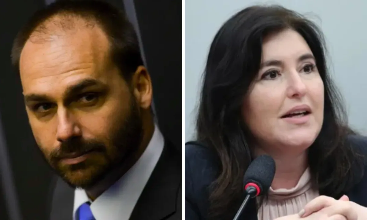 Tebet anuncia ação contra Eduardo Bolsonaro após ataque em disputa ao Senado