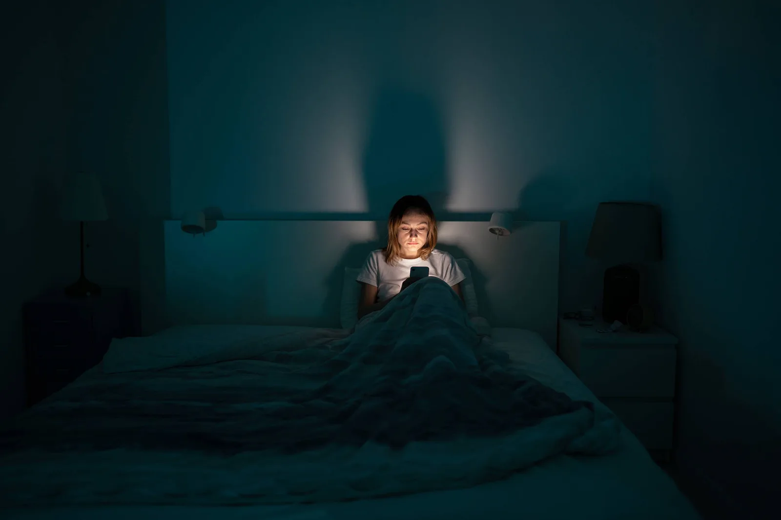 Luz azul pode não ser a principal questão para o sono
