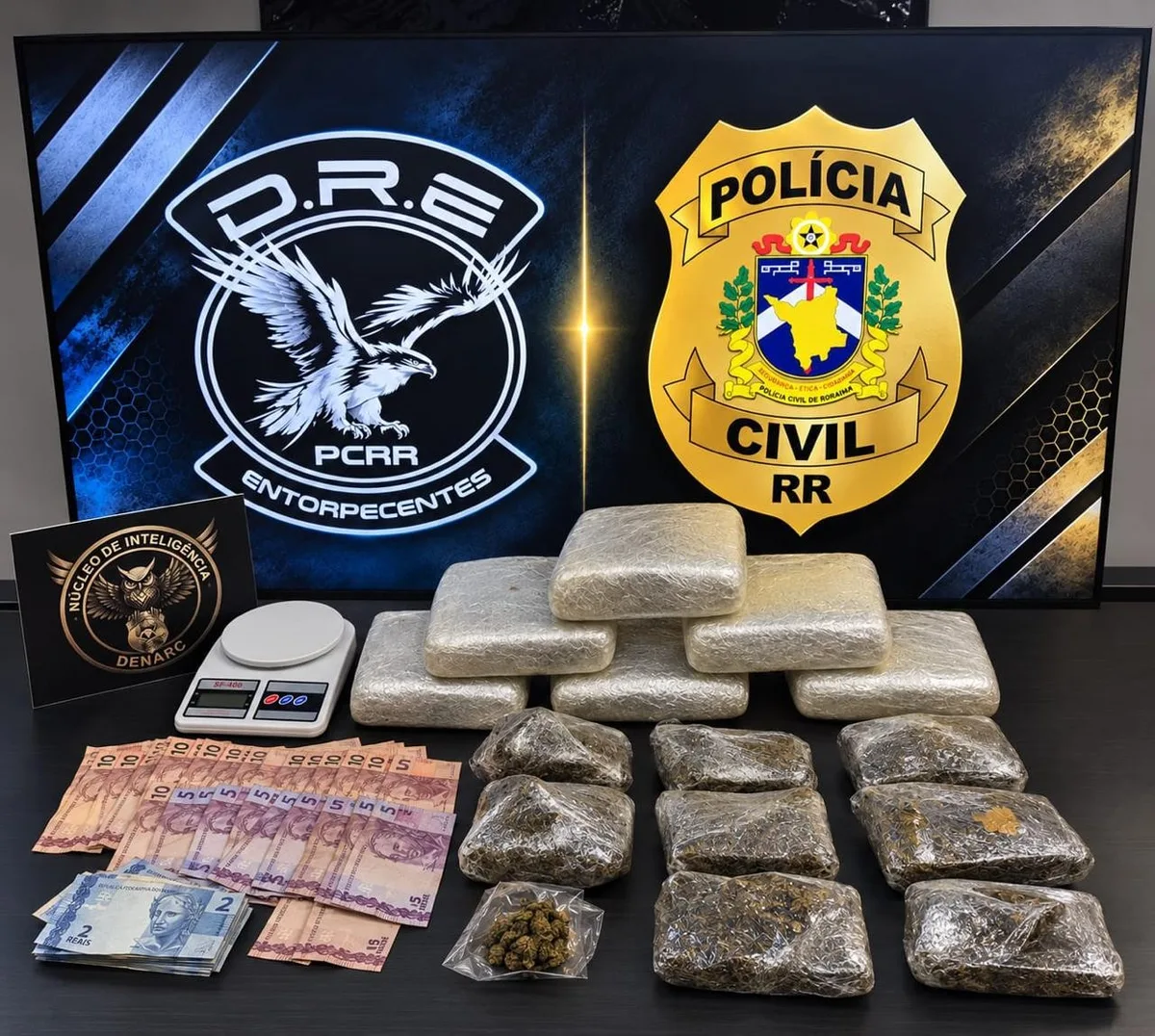 Ação da Polícia Civil localiza skunk em motocicleta e apartamento em Boa Vista