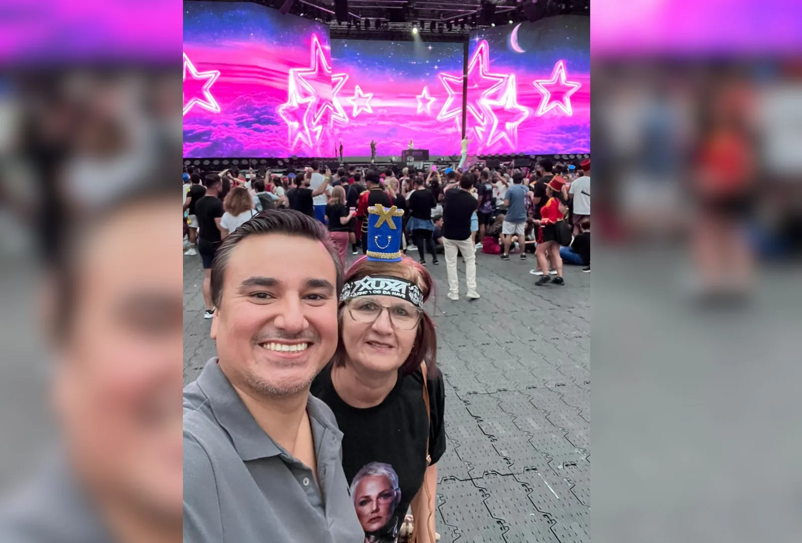 Carta inspirada na nave da Xuxa marca viagem de mãe a Curitiba
