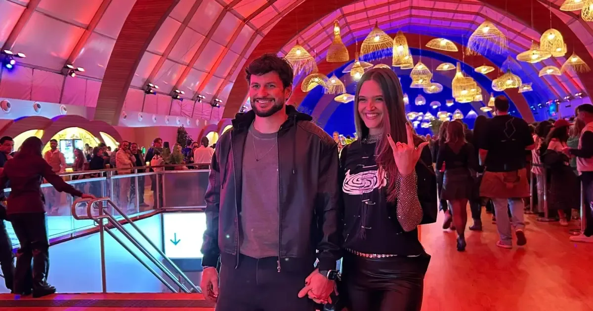 Juliana Paiva associa reencontro no Rock in Rio ao início do noivado