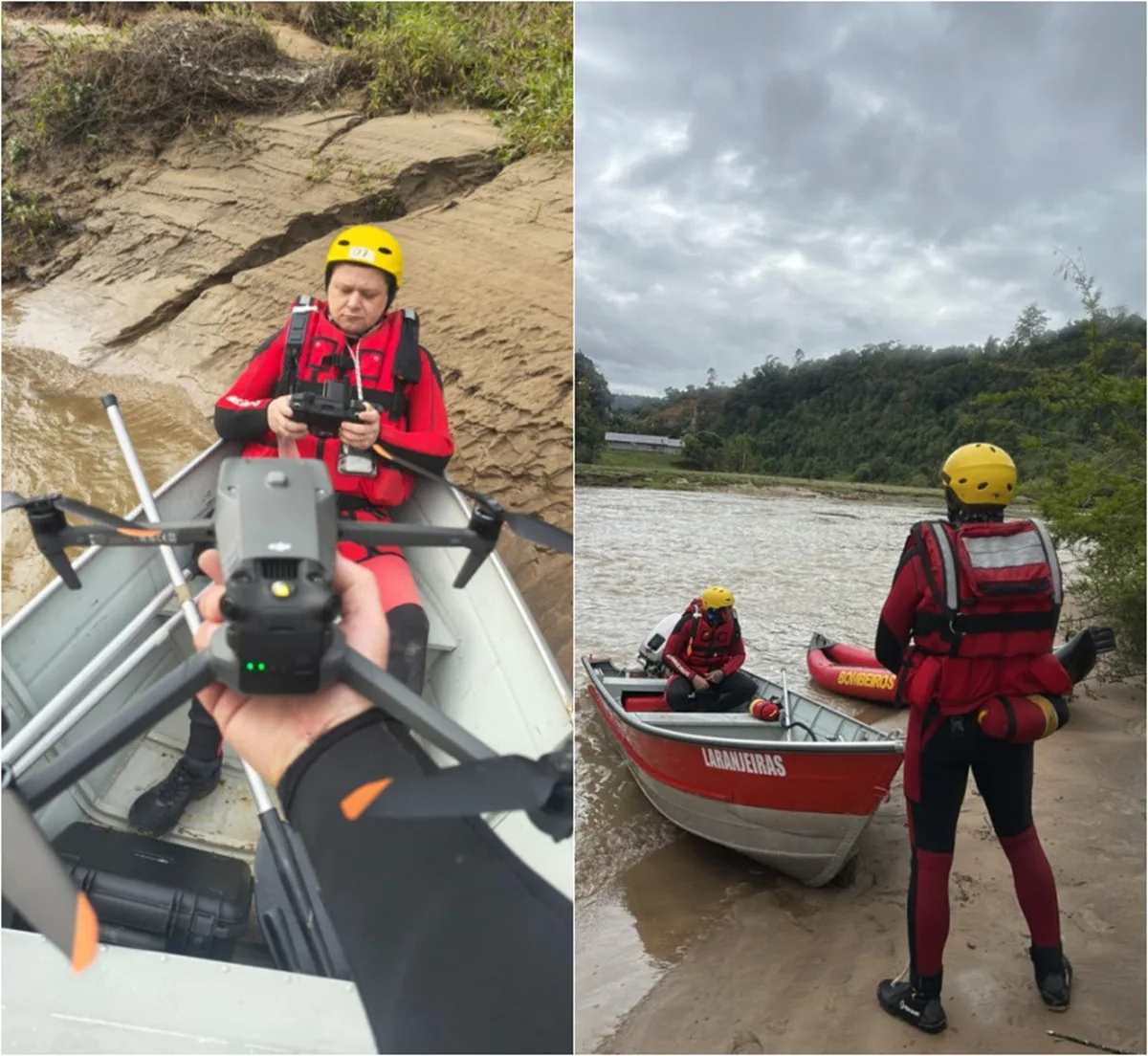 Corpo de menino é localizado após buscas no rio Itajaí do Sul