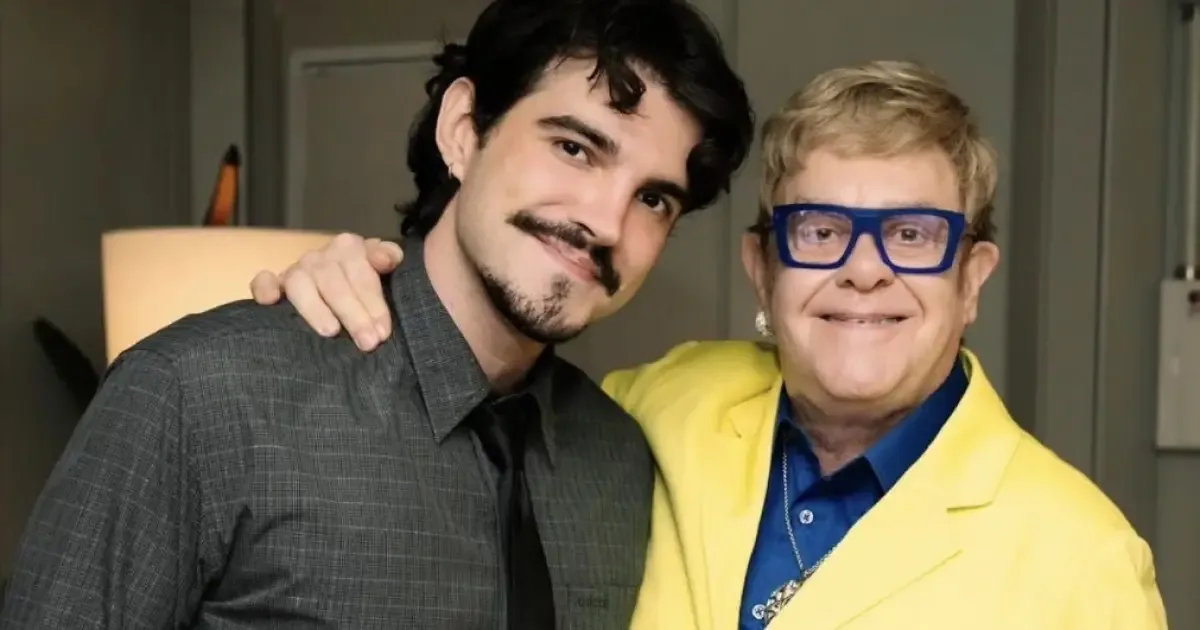 Elton John elogia Jão após encontro no Rock in Rio