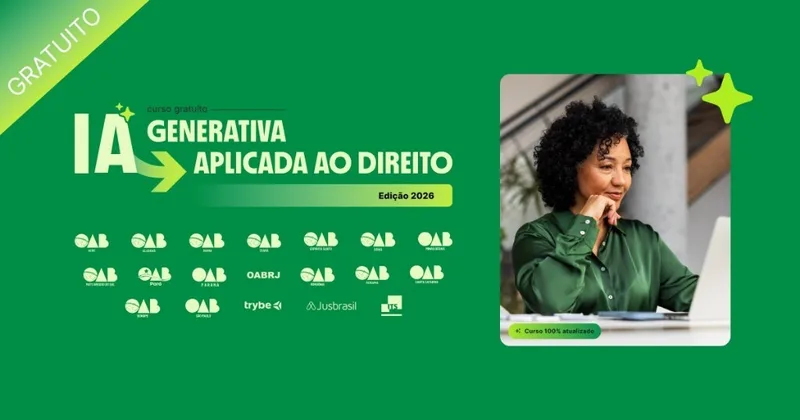 OAB-SP terá abertura de curso gratuito sobre IA para profissionais do Direito