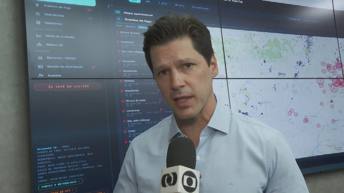 Daniel Vilela propõe ampliar tecnologia e bases contra queimadas em Goiás