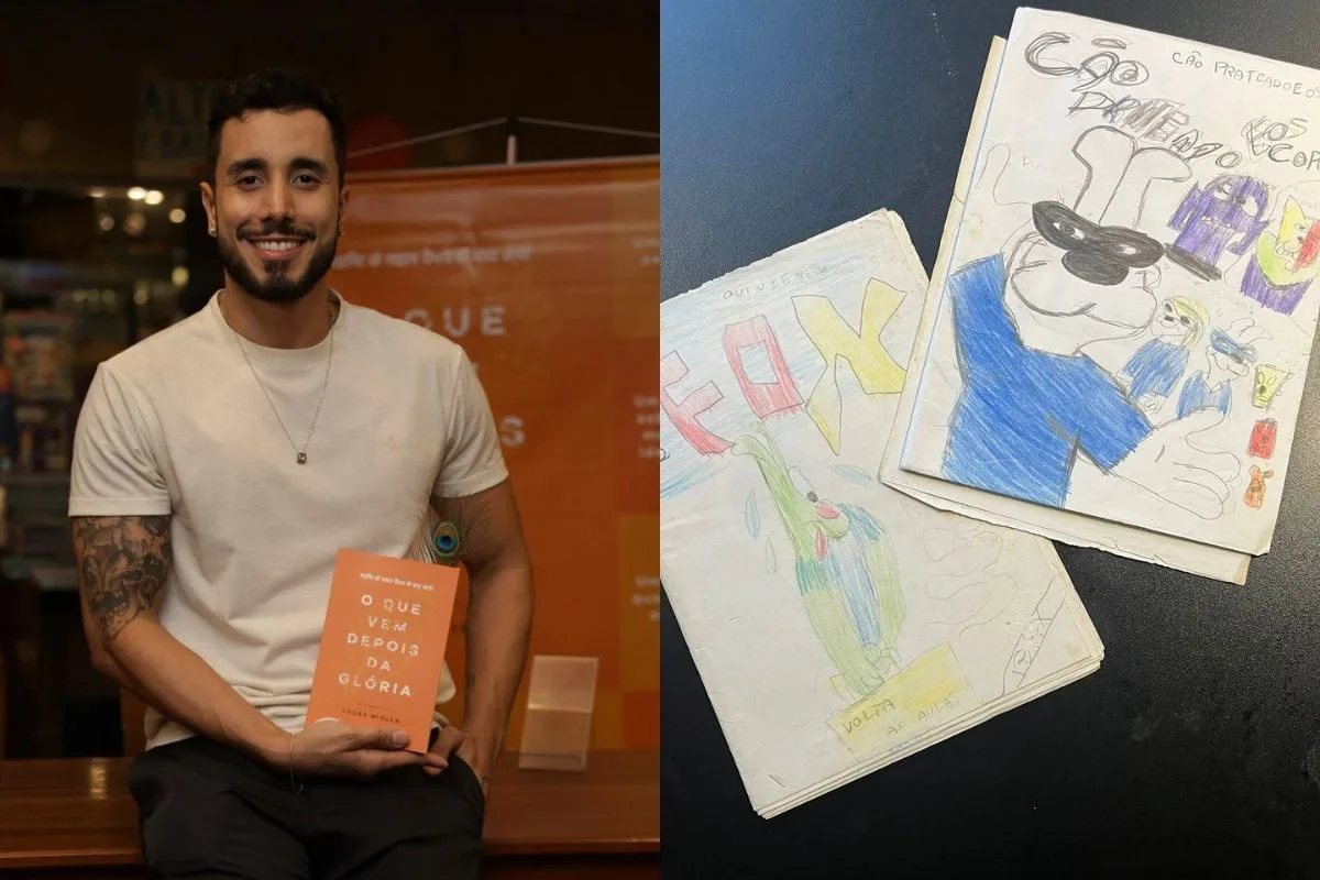 Dos gibis para a avó aos romances: Lucas Miolla transforma leitura em expressão