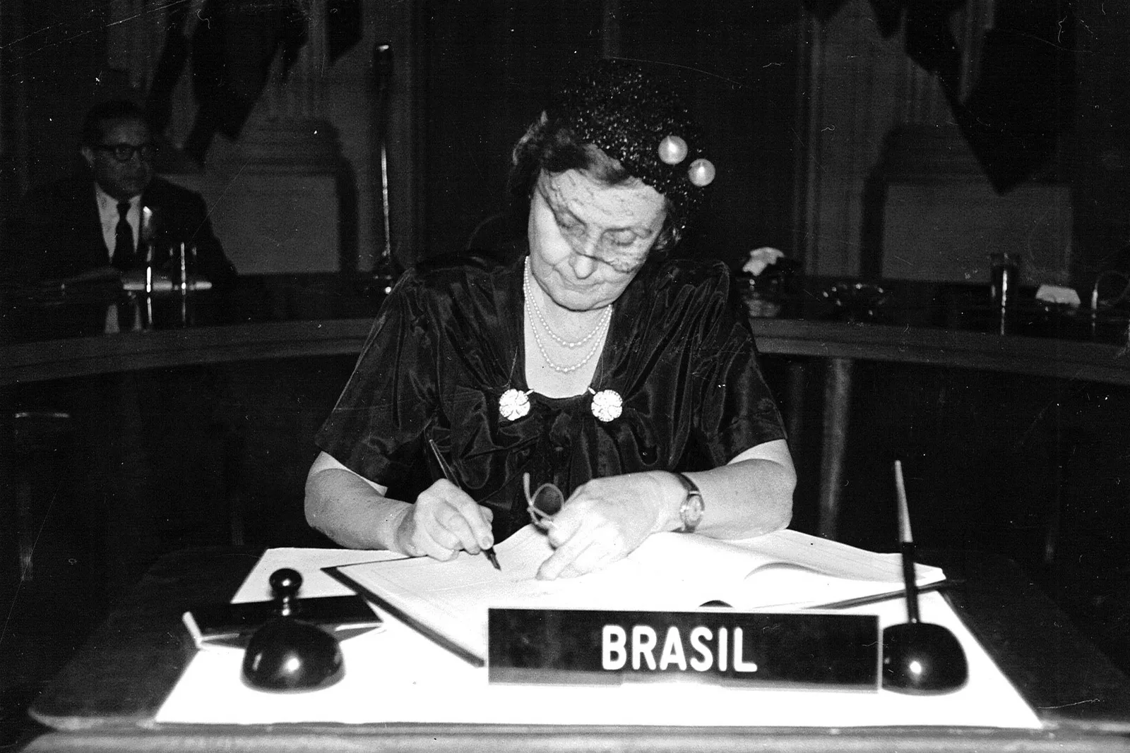 Bertha Lutz articulou apoio para incluir mulheres na Carta da ONU