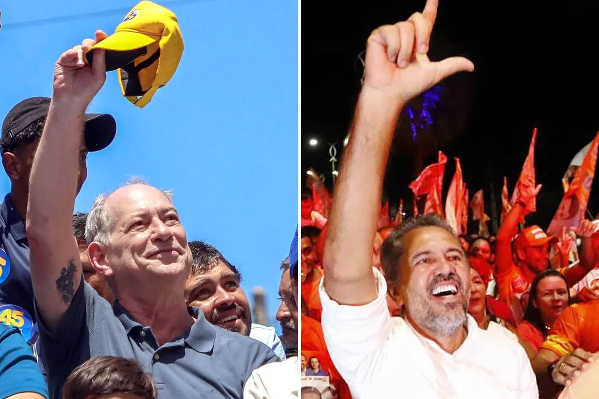 Ciro e Elmano encerram campanha no Ceará em disputa polarizada