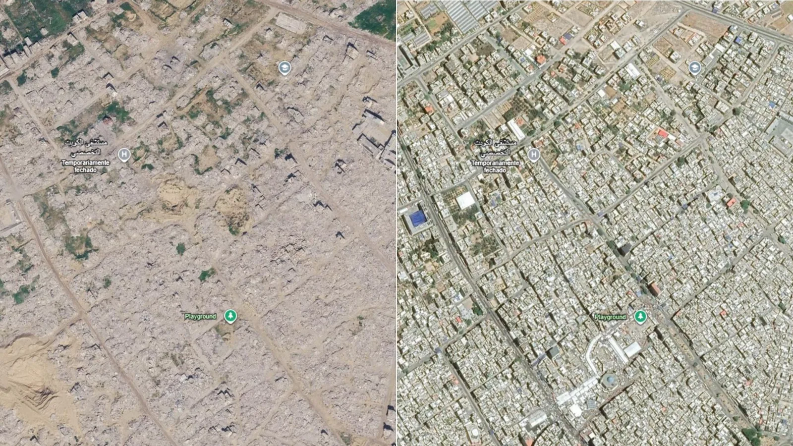 Google atualiza imagens de Gaza e expõe extensão dos danos no território