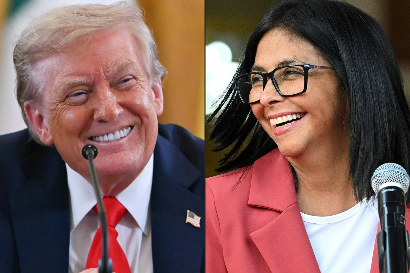 Trump encontrará Delcy Rodríguez durante passagem por Nova York