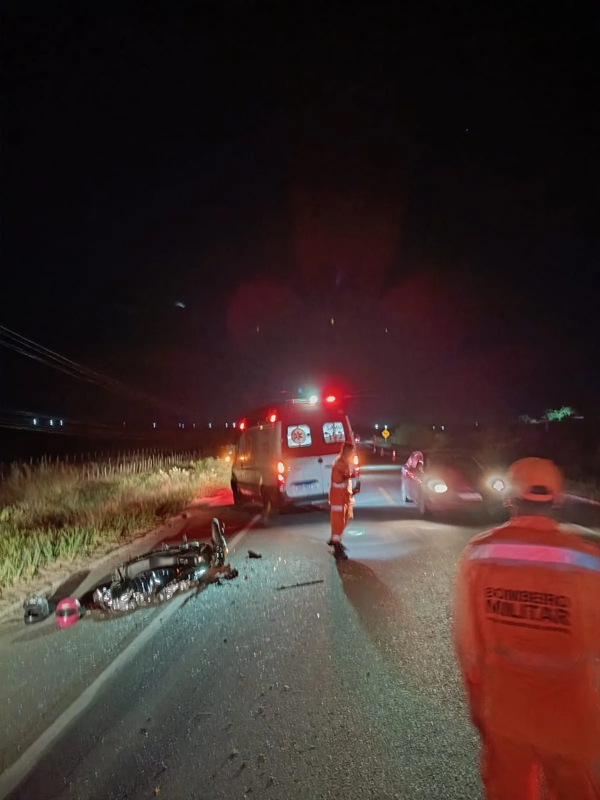 Colisão na BR-406 deixa um morto e passageira gravemente ferida em João Câmara