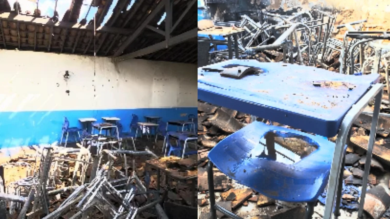 Incêndio destrói sala de escola e suspende aulas em São Luís do Piauí