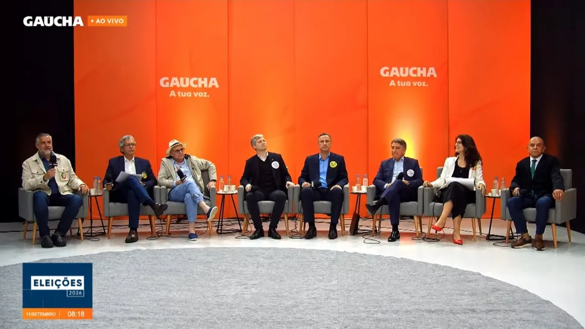 Candidatos gaúchos apresentam propostas e trocam críticas em debate ao Senado