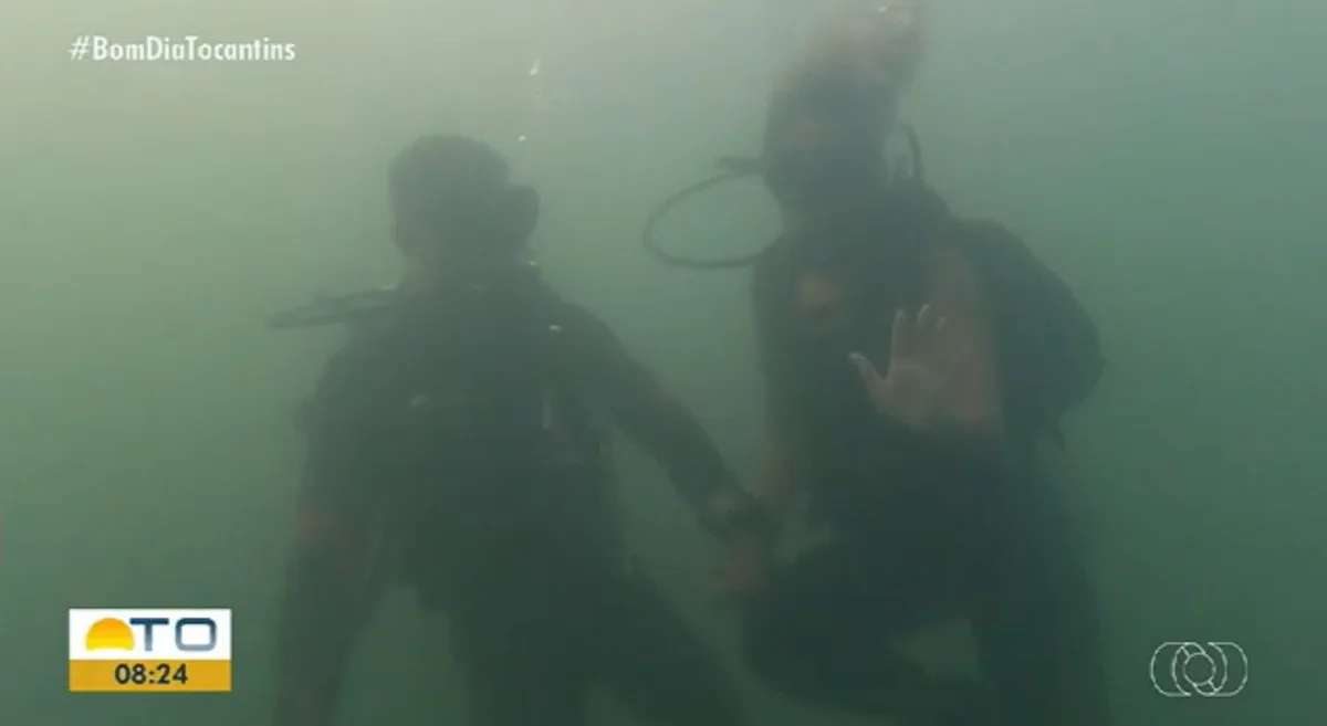Treinamento no Lago de Palmas simula salvamentos sem visibilidade
