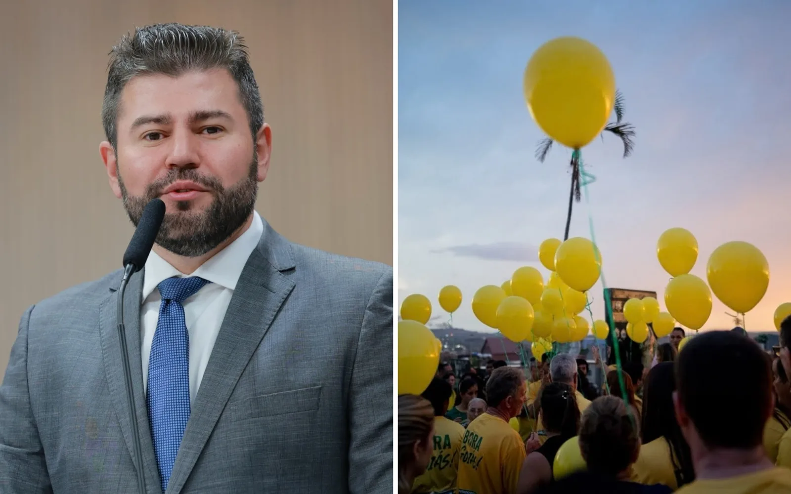 Deputado Amilton Filho é sepultado em Anápolis após cortejo com bombeiros