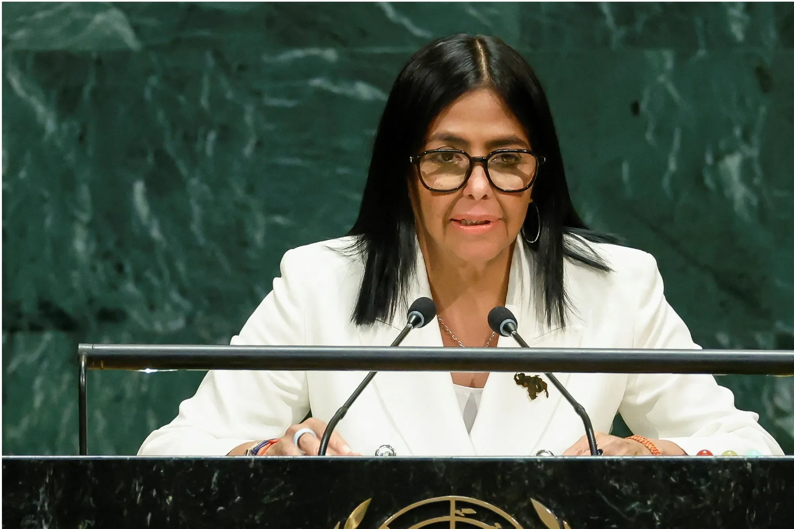 Rodríguez retoma reivindicação venezuelana sobre Essequibo em discurso na ONU