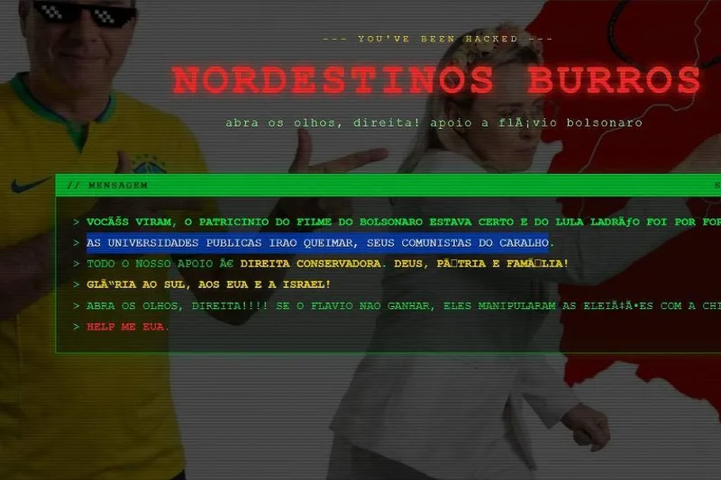 Portal da Ancine é invadido e exibe mensagens contra Lula e nordestinos