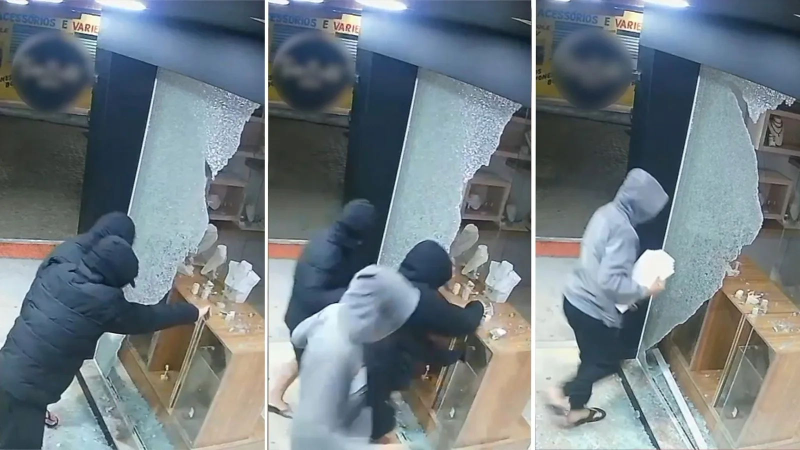 Adolescentes são apreendidos após furto em relojoaria no Espírito Santo