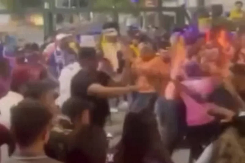 Apoiadores de Raquel Lyra e João Campos se enfrentam antes de debate em Caruaru