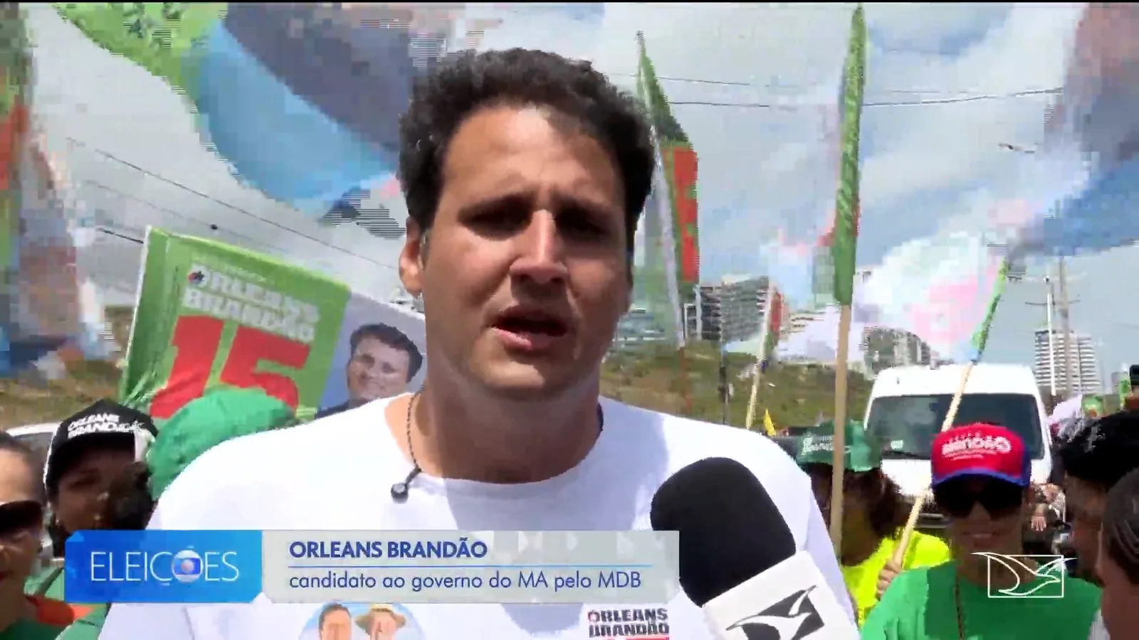 Orleans Brandão faz carreata em São Luís e apresenta propostas para obras