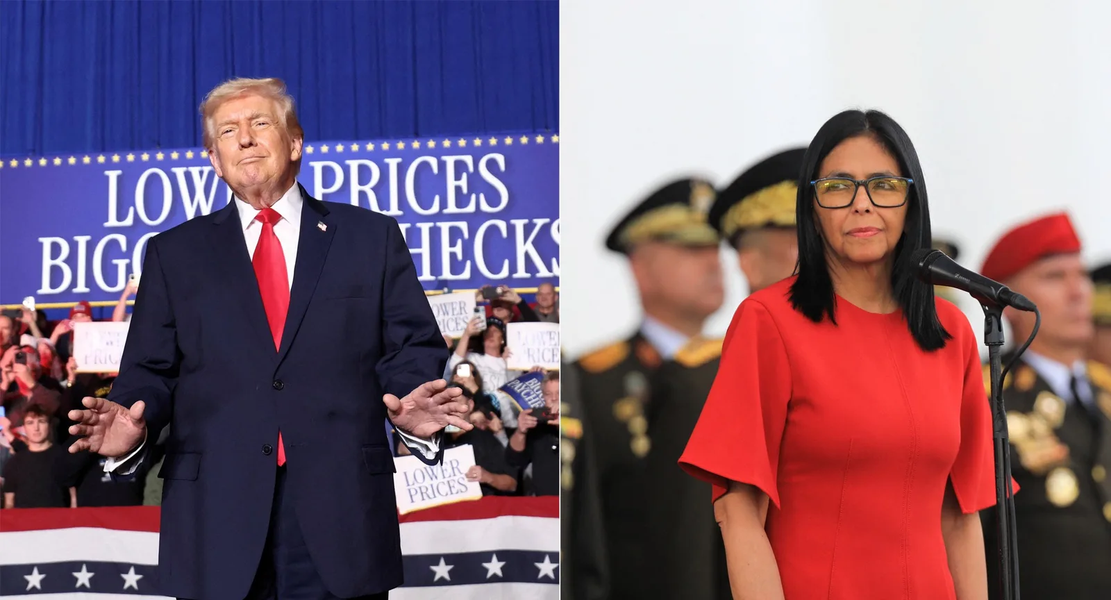 Trump terá reunião com Delcy Rodríguez durante Assembleia Geral da ONU