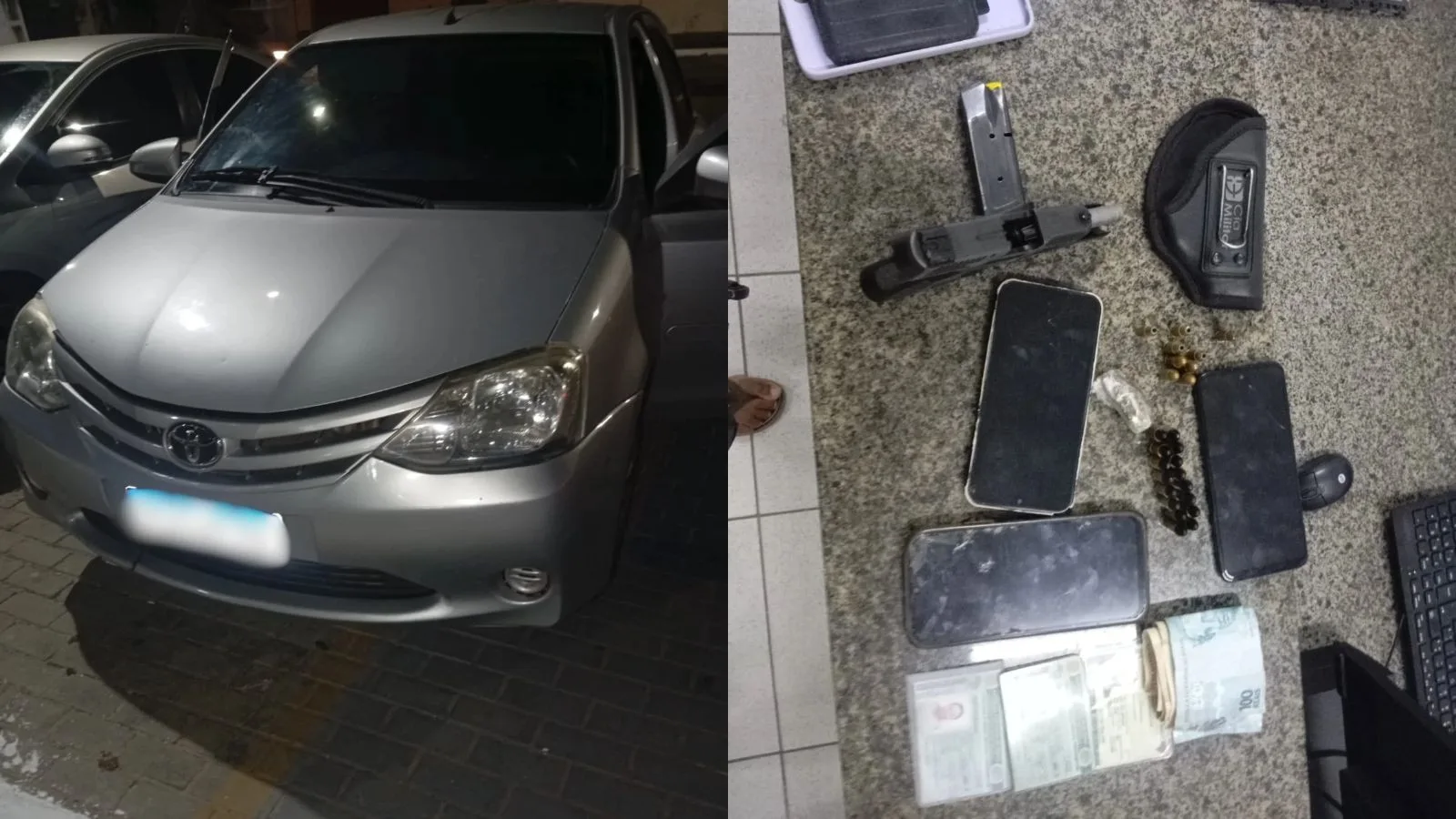 Quatro são detidos com pistola e munições restritas no litoral do Piauí
