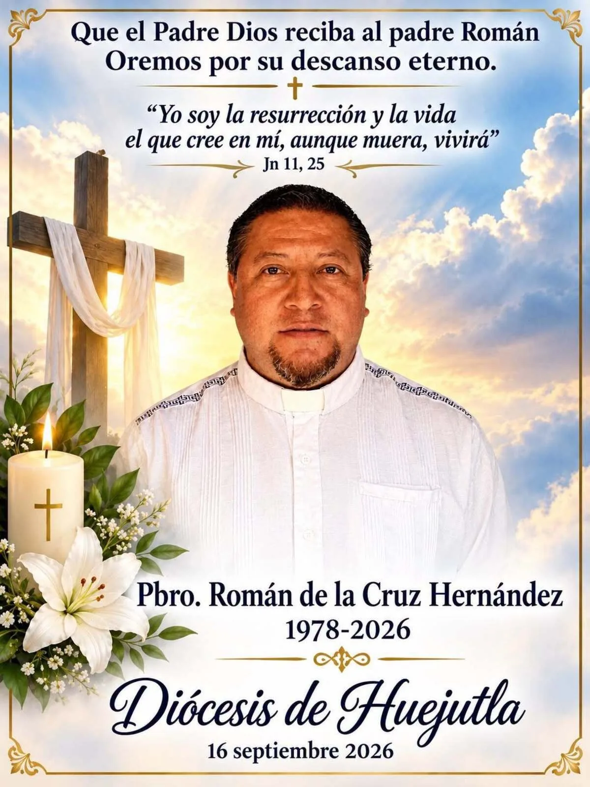 Diocese pede investigação após morte de sacerdote em Hidalgo, no México