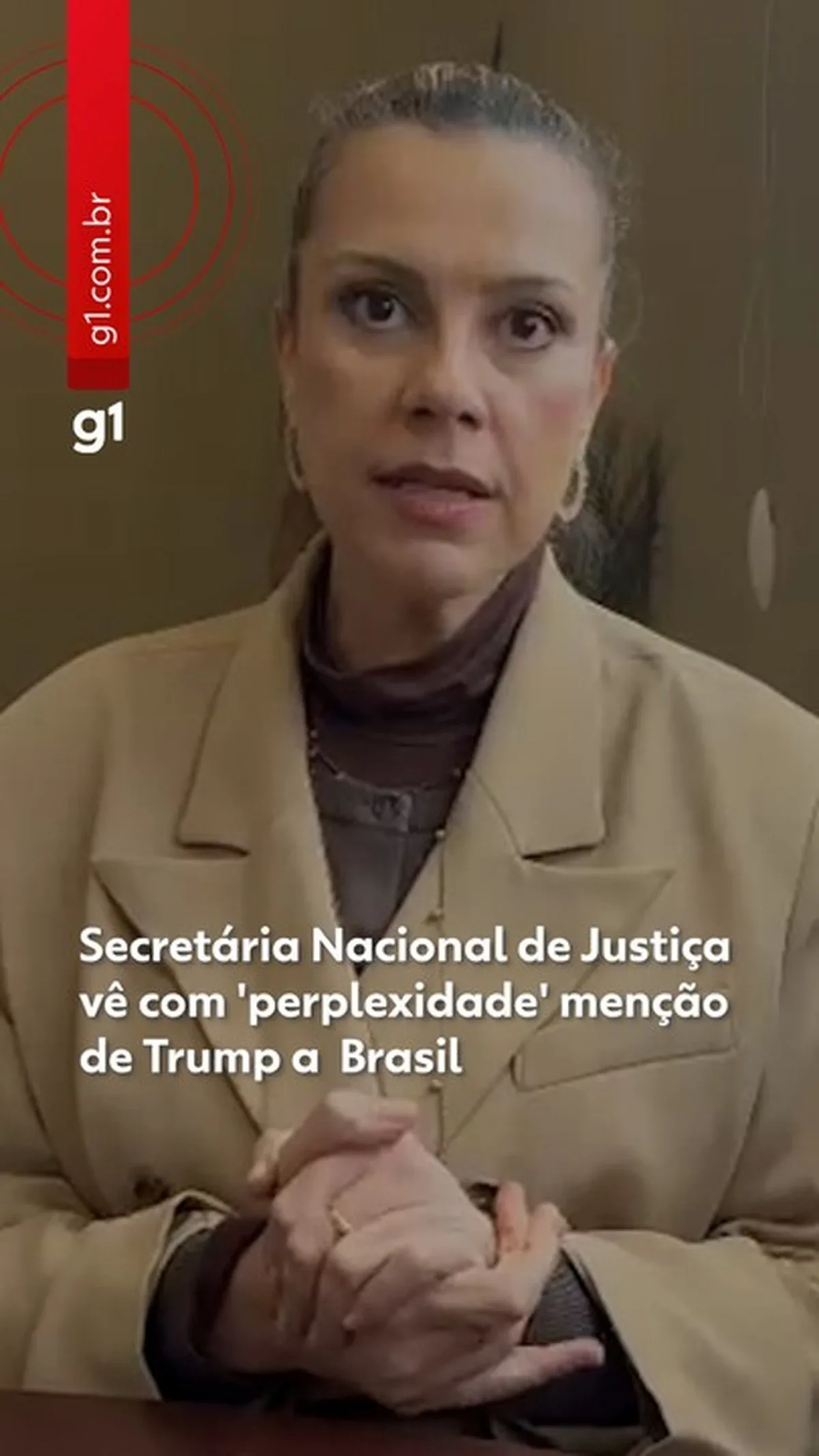Secretária questiona menção ao Brasil em documento de Trump sobre facções