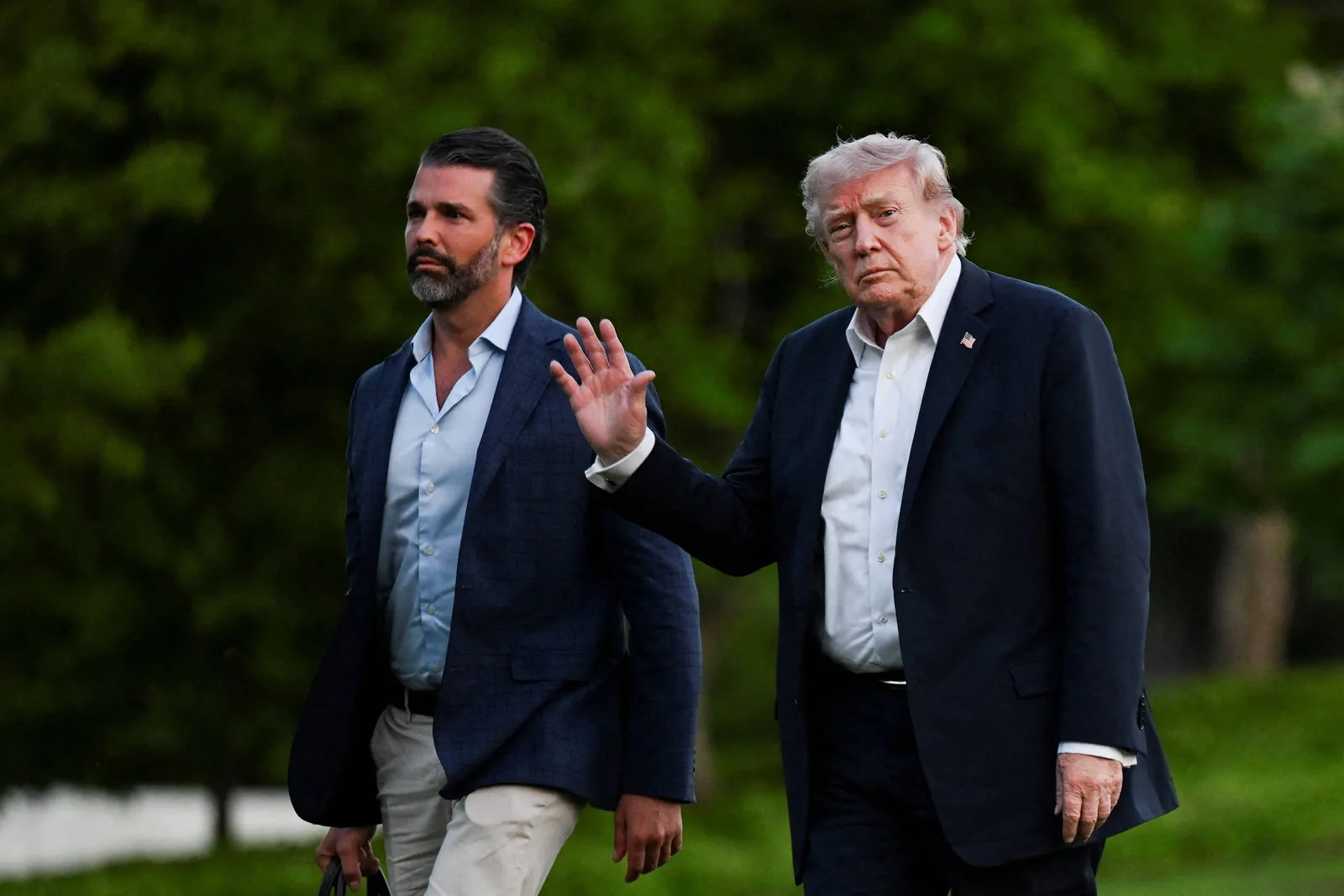 Trump diz que filho pretende devolver dinheiro de festas nas Bahamas